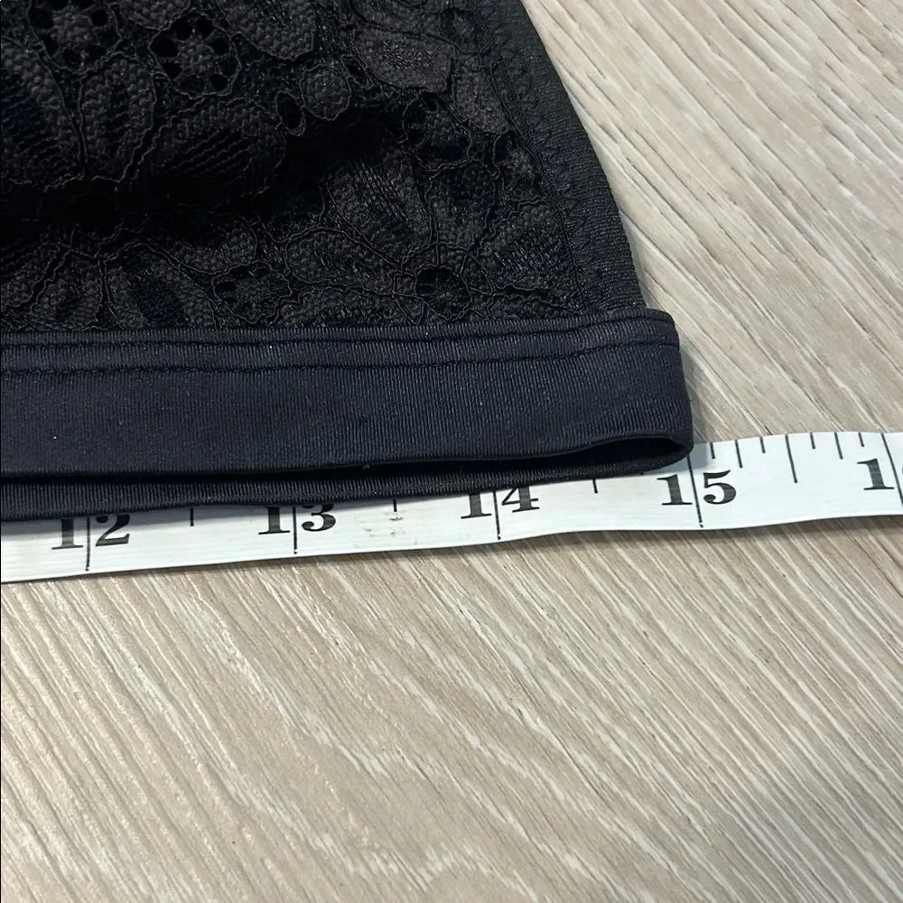 Victoria's Secret Daisy Lace Triangle Front Closure Black Bralette